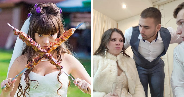 Someone Said, “Show Your Most Cringe Wedding Photo,” And Hilarity Ensued (43 Pics)