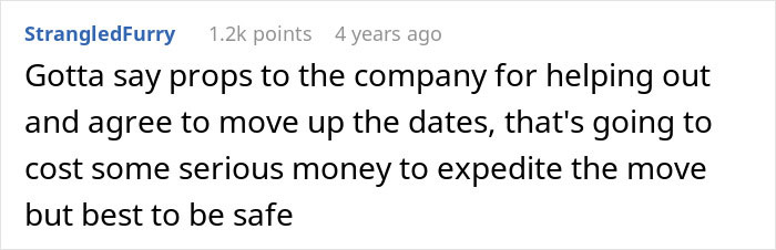 A comment praising a company for helping a woman adopt her troubled sister's baby and avoid a kidnapping attempt. A comment praising a company for helping a woman adopt her troubled sister's baby and avoid a kidnapping attempt.