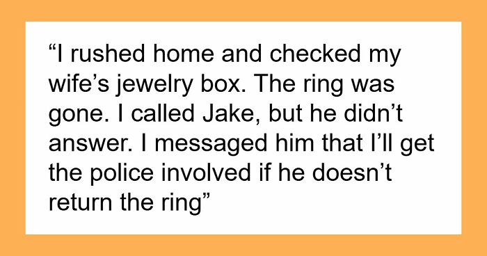 Dad Changes His Will After His Son Steals A Priceless Family Ring For His Girlfriend