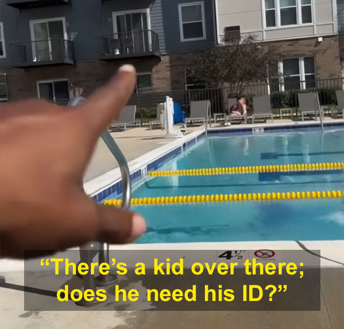White Karen Confronts Dad And His Kids At Pool, Demands They Show ID In Display Of "Disgusting Behavior"