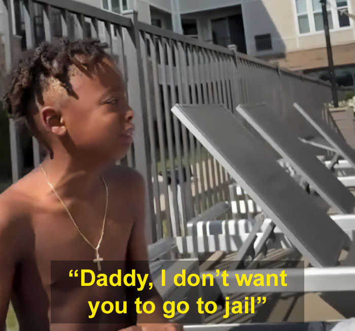 White Karen Confronts Dad And His Kids At Pool, Demands They Show ID In Display Of "Disgusting Behavior"