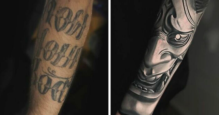 From Tattoo Regrets To Works Of Art: 70 Incredible Cover-Ups That Completely Transformed Old Ink