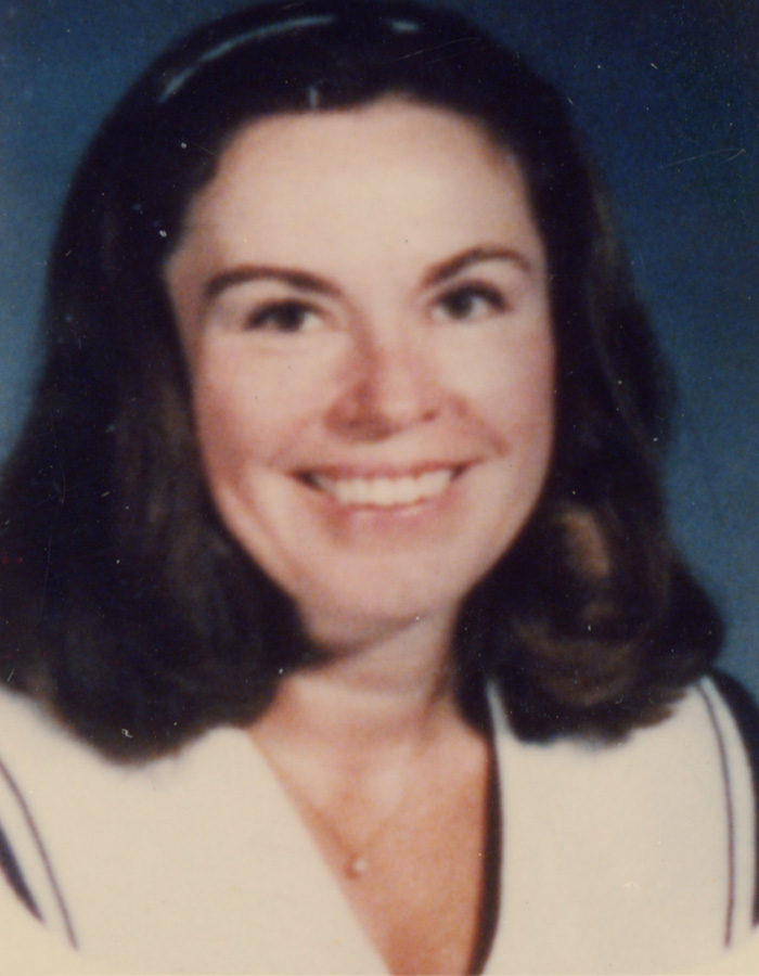 A smiling woman with dark hair, a headband, and a white shirt with a collar. She survived a violent kidnapping. A smiling woman with dark hair, a headband, and a white shirt with a collar. She survived a violent kidnapping.