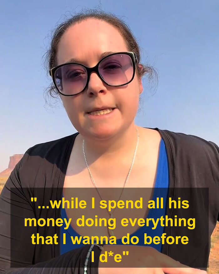 Terminally ill woman vows to spend all of her husband's money before she dies, an unexpected way to turn tables. Terminally ill woman vows to spend all of her husband's money before she dies, an unexpected way to turn tables.