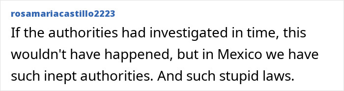 A comment about authorities and laws, relating to a disturbing discovery by police in a baby stroller.