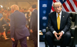 Trump’s “Mystery Bulge” Leads To Frenzied Reactions As Many Speculate What Could Be In His Pants
