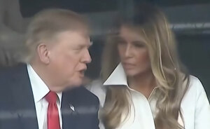 Lip Reader Decodes Heated Exchange Between Melania And Donald Trump At IndyCar Event: 