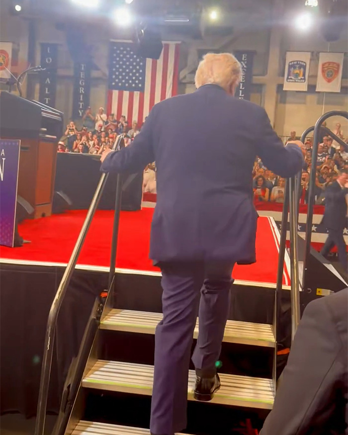 Trump’s “Mystery Bulge” Leads To Frenzied Reactions As Many Speculate What Could Be In His Pants Trump’s “Mystery Bulge” Leads To Frenzied Reactions As Many Speculate What Could Be In His Pants