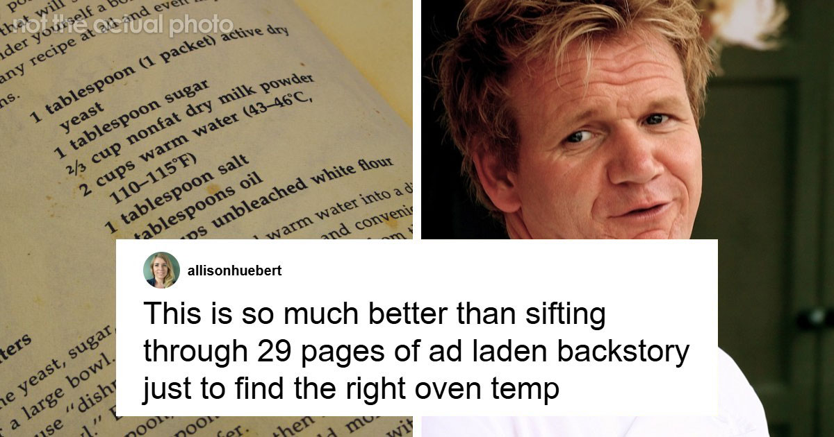Someone Reimagined Recipes Like An Engineer, And It Would Drive Your Grandma Mad