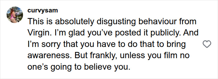 A Netizen comment from curvysam supporting a wheelchair advocate after missing flight with an airline. A Netizen comment from curvysam supporting a wheelchair advocate after missing flight with an airline.