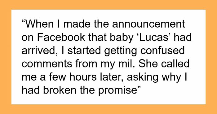 Grieving MIL Learns DIL Didn’t Name Baby After Her Late Son, Conflict Ensues