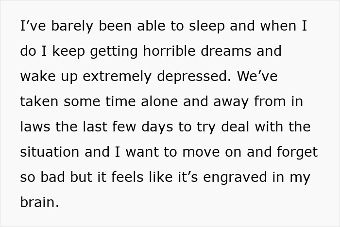 A pregnant woman describes lack of sleep and horrible dreams, struggling to move on from her husband's old messages. A pregnant woman describes lack of sleep and horrible dreams, struggling to move on from her husband's old messages.