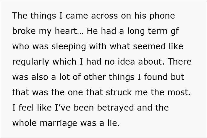 Screenshot of a pregnant woman's heartbreak over her husband's old messages and past relationship. Screenshot of a pregnant woman's heartbreak over her husband's old messages and past relationship.