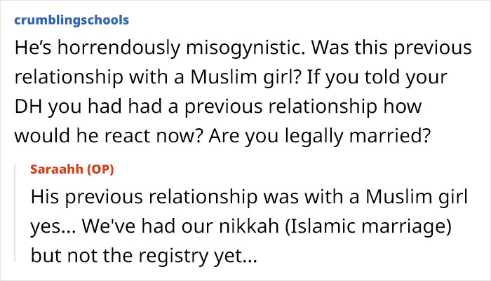 A pregnant woman can't look at her husband the same after finding his old messages, discussing previous relationships. A pregnant woman can't look at her husband the same after finding his old messages, discussing previous relationships.