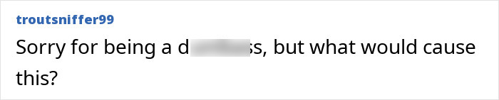 Text comment asking what causes odd scalp pulling sensations after showering Text comment asking what causes odd scalp pulling sensations after showering