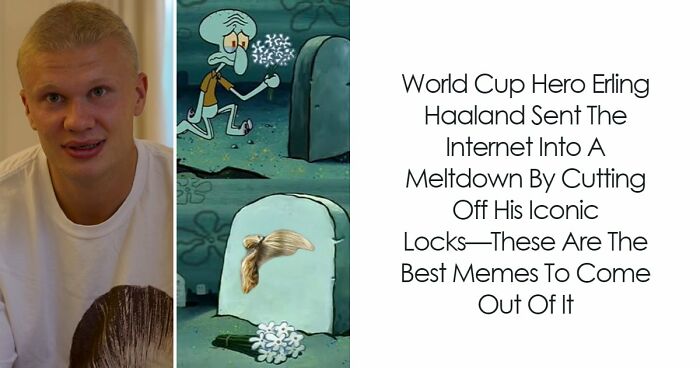 World Cup Hero Erling Haaland Sent Internet Into A Meltdown By Cutting Off Iconic Locks, Here Are The Memes