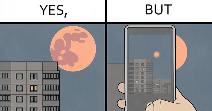“Yes, But”: 24 New Comics By This Artist That Expose The Weird Logic Of Modern Life