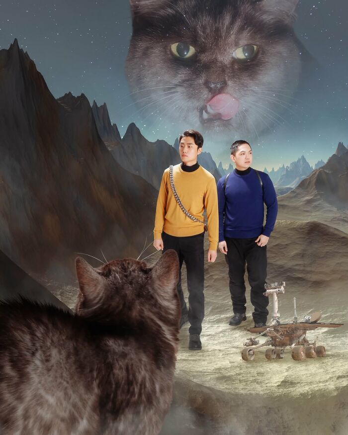 This Artist Turns People And Their Pets Into Hilariously Over-The-Top Fantasy Portraits (31 Pics)
