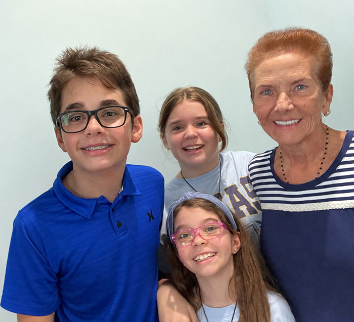 Perez Hilton's family, including his kids, smiling, as a GoFundMe is launched to help raise them.