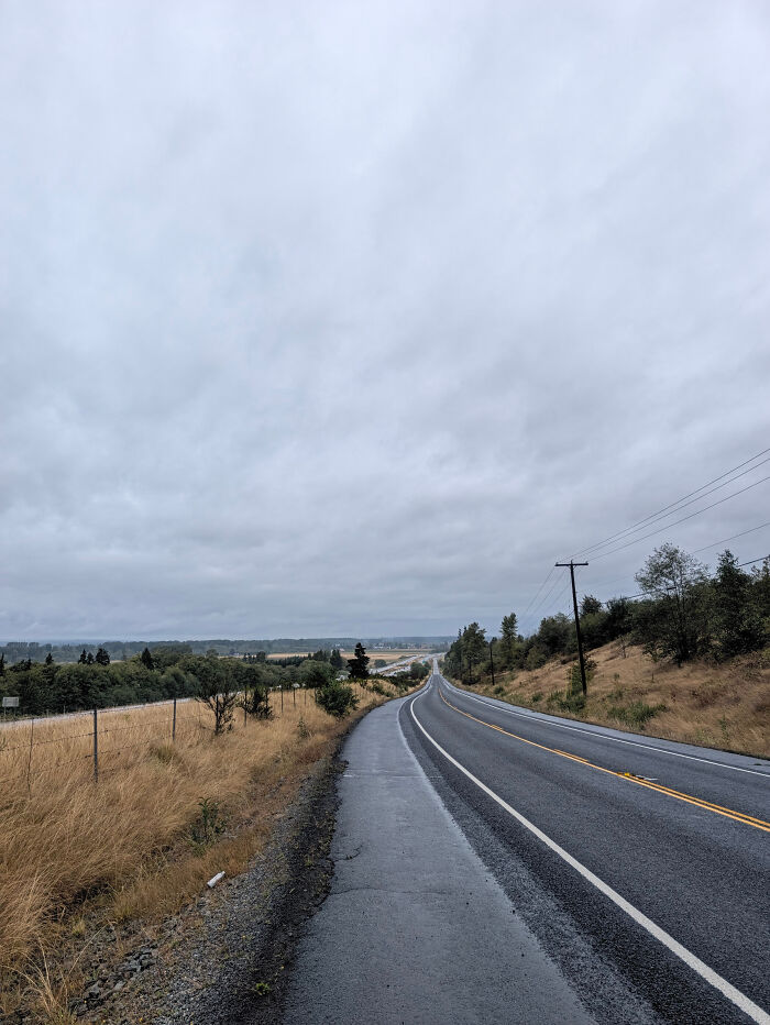 Overcast day on open road for 356 miles walk to help leukemia patients find donors Overcast day on open road for 356 miles walk to help leukemia patients find donors
