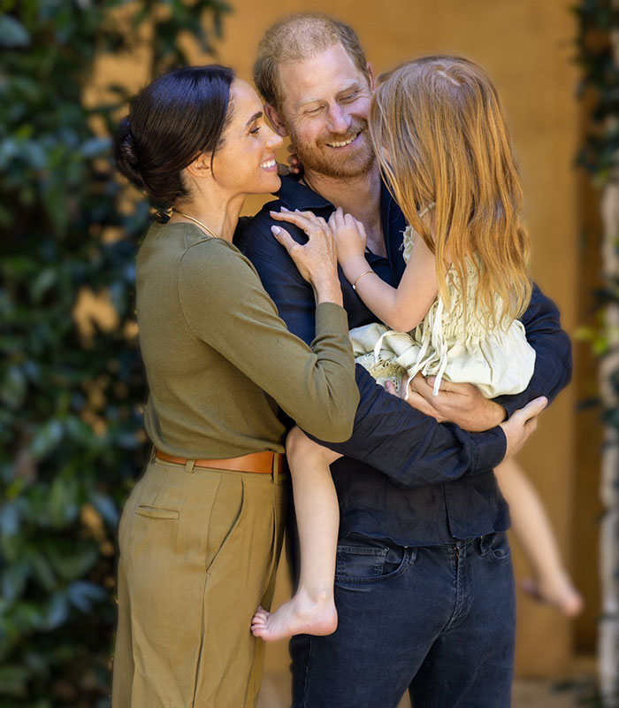 Prince Harry, Meghan, and their daughter Lilibet in a candid family moment, discussing their UK move. Prince Harry, Meghan, and their daughter Lilibet in a candid family moment, discussing their UK move.