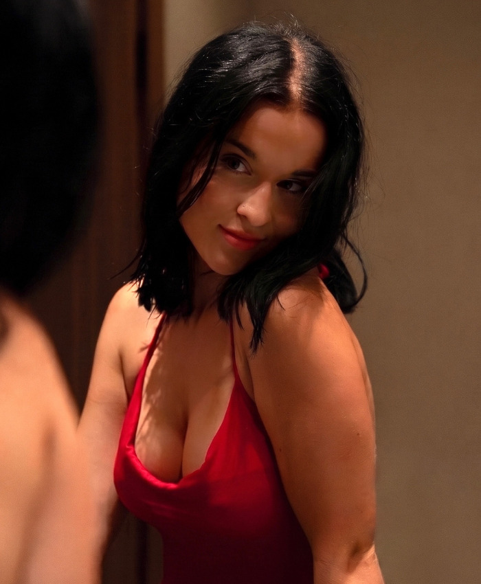 Red Bikini Girl looking into a mirror in a red top, revealing amount on adult platform. Red Bikini Girl looking into a mirror in a red top, revealing amount on adult platform.