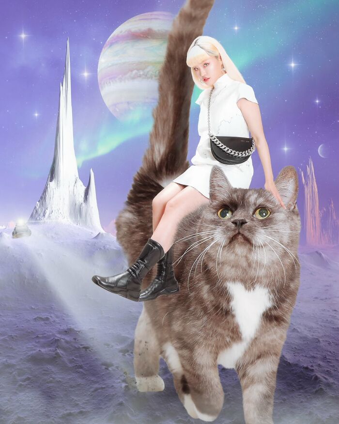 This Artist Turns People And Their Pets Into Hilariously Over-The-Top Fantasy Portraits (31 Pics)