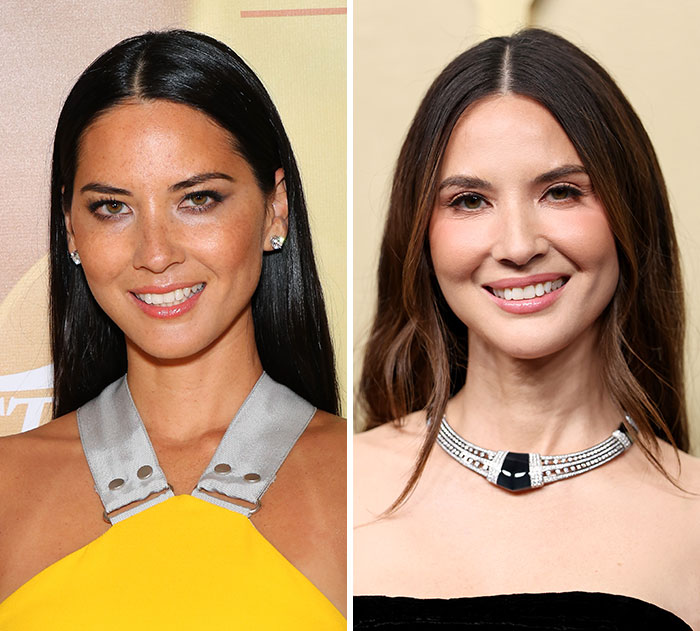 Olivia Munn's plastic surgery and weight loss transformation ahead of the 2026 Emmys.