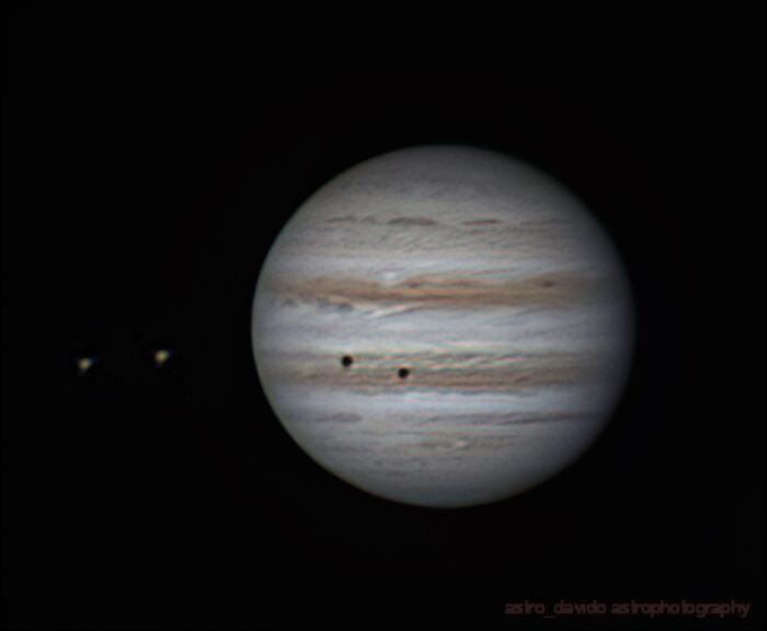 Jupiter W/ Io & Europa