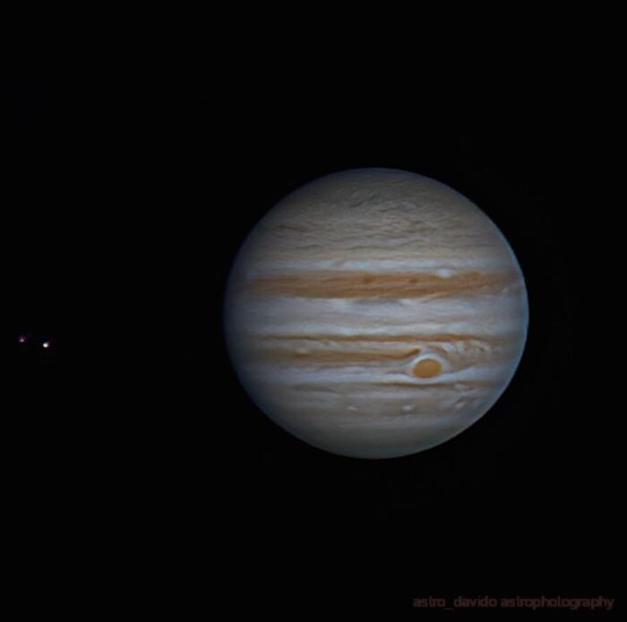 Jupiter W/ Io & Europa