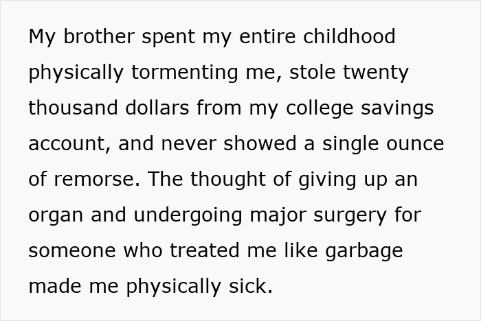 Siblings Asks Doctor To Lie To Family Because The Thought Of Donating Their Kidney Makes Them "Sick"