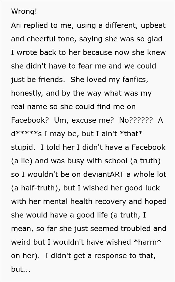 Online Stalker Freaks Out After Woman "Steals" Her Fictional Boyfriend Online Stalker Freaks Out After Woman "Steals" Her Fictional Boyfriend