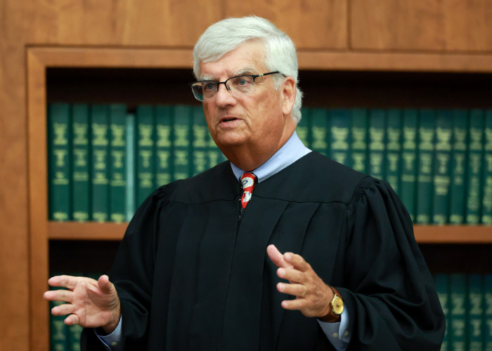A judge presiding over the Lindsay Clancy trial, which concluded with a mistrial due to a hung jury. A judge presiding over the Lindsay Clancy trial, which concluded with a mistrial due to a hung jury.