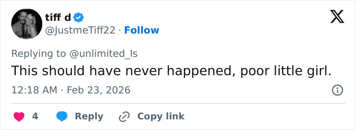 A social media post expressing sorrow for the daughter's life, reflecting on the Las Vegas hotel tragedy. A social media post expressing sorrow for the daughter's life, reflecting on the Las Vegas hotel tragedy.