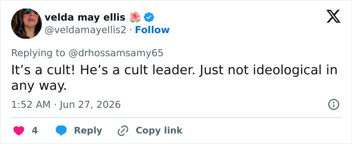 Social media reactions criticizing the role of Trump Aide Natalie Harp.