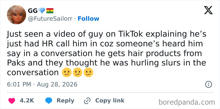Funny tweets about an HR misunderstanding regarding shopping at a store named Paks