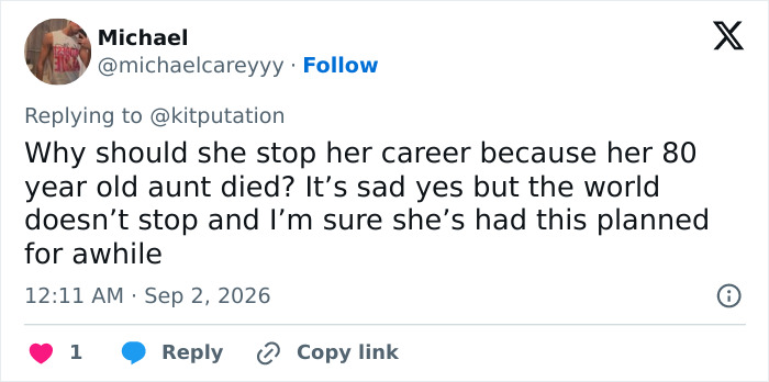 Michael tweets about Miley Cyrus' announcement and name change, sparking fury after Dolly Parton's passing.