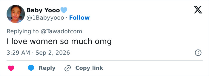 A social media post with the text I love women so much omg, related to amazing gadgets designed by women. A social media post with the text I love women so much omg, related to amazing gadgets designed by women.