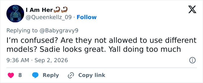 A social media post about Calvin Klein ad featuring different models and questioning comparison to woke ads. A social media post about Calvin Klein ad featuring different models and questioning comparison to woke ads.