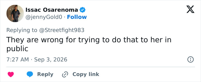 A social media post on public shaming trend, condemning the act of shaming someone in public.