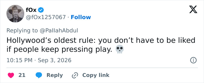 A social media post about Hollywood's rule on being liked, amidst disturbing allegations against an actress. A social media post about Hollywood's rule on being liked, amidst disturbing allegations against an actress.