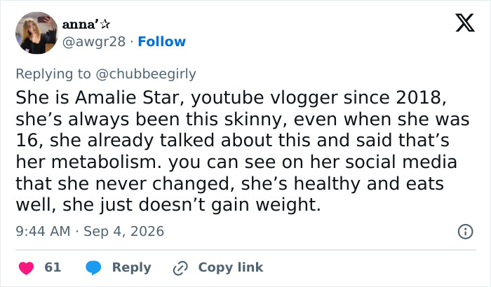 A social media post with an image of a Victoria's Secret Ad that prompts fears of regression among models after a severe backlash. A social media post with an image of a Victoria's Secret Ad that prompts fears of regression among models after a severe backlash.