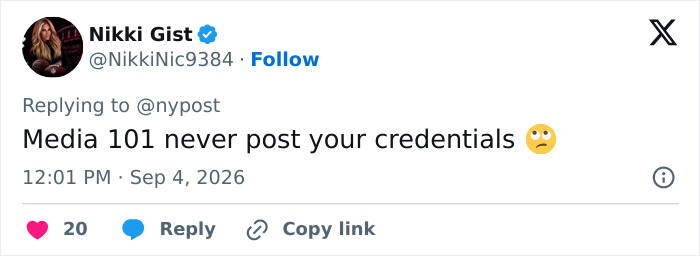 Tweet by Nikki Gist: US Open influencers kicked out for posting a photo. Comment about not posting credentials. Tweet by Nikki Gist: US Open influencers kicked out for posting a photo. Comment about not posting credentials.