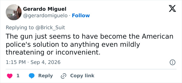 A tweet about a Georgia cop fatally firing on a baby donkey. A tweet about a Georgia cop fatally firing on a baby donkey.