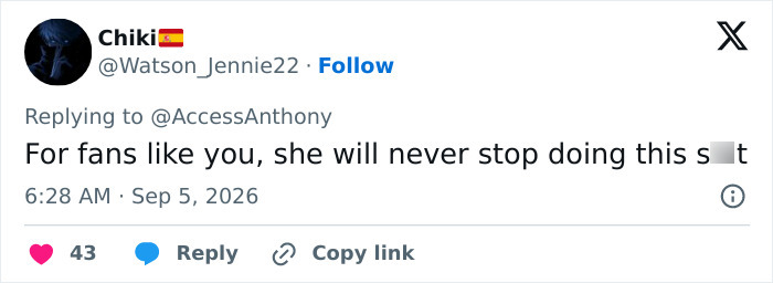 A social media user comments on Beyoncé’s wooden box, stating she will continue selling such items for fans. A social media user comments on Beyoncé’s wooden box, stating she will continue selling such items for fans.