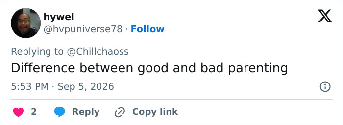 Screenshot of a tweet discussing the parenting controversy of Kim Kardashian and North West at 13.