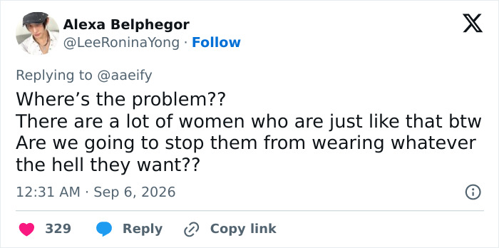Screenshot of a social media comment supporting Johyun's styling at Karlovy Vary VIP premiere, questioning the issue. Screenshot of a social media comment supporting Johyun's styling at Karlovy Vary VIP premiere, questioning the issue.