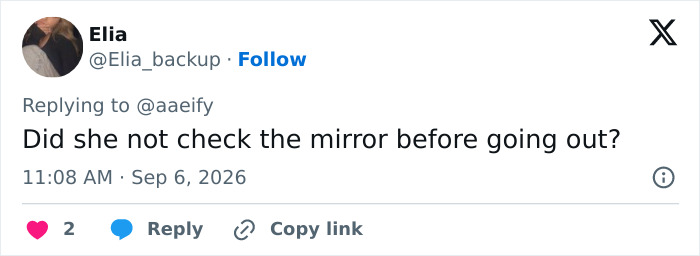 Screenshot of a tweet asking about Johyun's unexpected styling at Karlovy Vary VIP premiere. Screenshot of a tweet asking about Johyun's unexpected styling at Karlovy Vary VIP premiere.