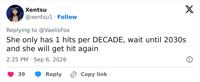 A tweet about Miley Cyrus and her name change, mentioning a setback and Dolly Parton's passing. A tweet about Miley Cyrus and her name change, mentioning a setback and Dolly Parton's passing.
