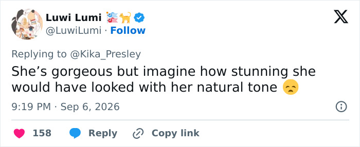 Screenshot of a tweet expressing dismay over a wedding day transformation, highlighting the cultural implications. Screenshot of a tweet expressing dismay over a wedding day transformation, highlighting the cultural implications.